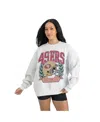 Gameday Couture Women's Gray San Francisco 49ers Heritage Premium Fleece Pullover Sweatshirt In Multi
