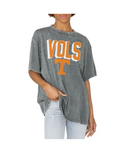 Gameday Couture Women's Gray Tennessee Volunteers Solid Defense Oversized T-shirt