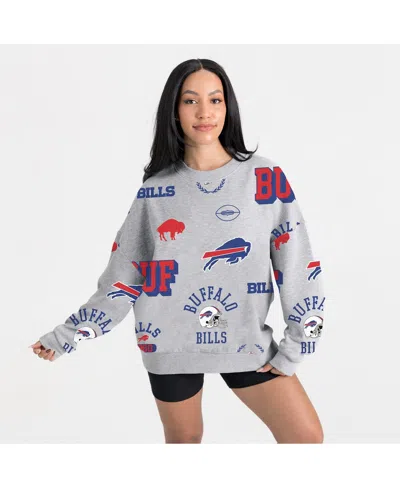Gameday Couture Women's Heather Gray Buffalo Bills Always On Repeat Fleece Sweatshirt