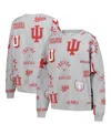 Gameday Couture Women's Heather Gray Indiana Hoosiers Always On Repeat Fleece Sweatshirt In Gray
