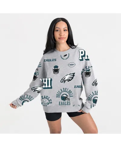 Gameday Couture Women's Heather Gray Philadelphia Eagles Always On Repeat Fleece Sweatshirt
