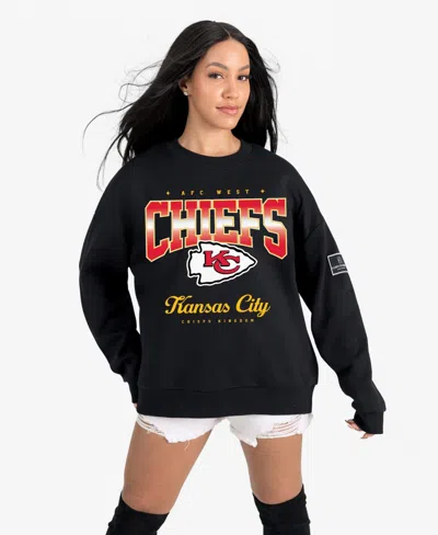 Gameday Couture Women's Kansas City Chiefs Powerhouse Play Fleece Relaxed Fit Sweatshirt In Blue