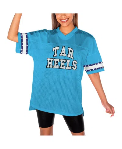 Gameday Couture Women's Light Blue North Carolina Tar Heels Until Kickoff Rhinestone Fashion T-shirt