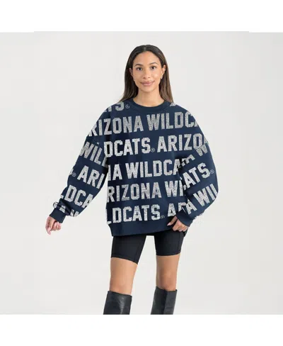 Gameday Couture Women's Navy Arizona Wildcats Hype Era Sweatshirt In Blue