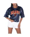 Gameday Couture Women's Navy Dallas Cowboys Rise Up Sequin Cropped T-shirt In Navy