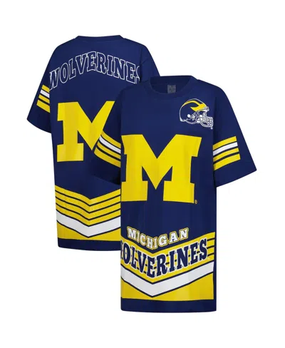 Gameday Couture Women's Navy Michigan Wolverines Perfect Score Mini T-shirt In Blue