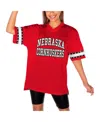 Gameday Couture Women's Crimson Oklahoma Sooners Until Kickoff Rhinestone Fashion T-shirt In Red,black