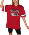 Gameday Couture Women's Crimson Oklahoma Sooners Until Kickoff Rhinestone Fashion T-shirt In Red,black