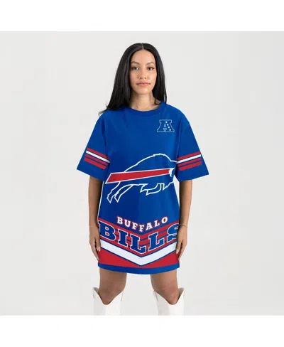 Gameday Couture Women's Royal Buffalo Bills Perfect Score Vintage T-shirt Dress In Blue