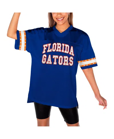 Gameday Couture Women's Royal Florida Gators Until Kickoff Rhinestone Fashion T-shirt In Royal,orange