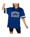 Gameday Couture Women's Royal Kentucky Wildcats Until Kickoff Rhinestone Fashion T-shirt In Royal