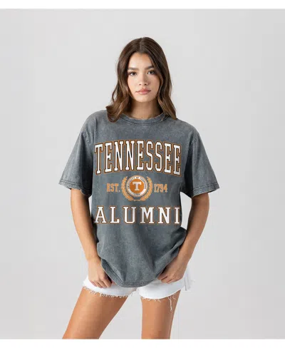Gameday Couture Women's Tennessee Volunteers Snow-wash Oversized T-shirt In Gray