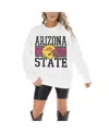 Gameday Couture Women's White Arizona State Sun Devils Fair Catch Pullover Sweatshirt In White