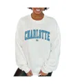 Gameday Couture Women's White Charlotte Fc Fleece Pullover Sweatshirt In White