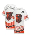 Gameday Couture Women's White Cleveland Browns Perfect Score Vintage T-shirt Dress In White