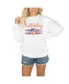 Gameday Couture Women's White Fc Cincinnati Matchday Crewneck Drop Shoulder Sweatshirt In White