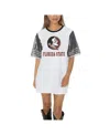Gameday Couture Women's White Florida State Seminoles Full Sequin Jersey Dress In White
