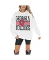 Gameday Couture Women's White Georgia Bulldogs Fair Catch Pullover Sweatshirt In White