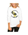 Gameday Couture Women's White Iowa Hawkeyes End Zone Oversized Sweatshirt In White