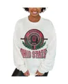 Gameday Couture Women's White Ohio State Buckeyes Hot Shot Fleece Pullover Sweatshirt In White