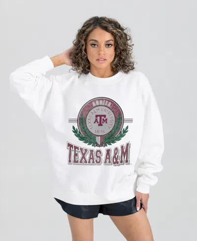 Gameday Couture Women's White Texas A&m Aggies Hot Shot Fleece Pullover Sweatshirt