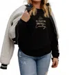 Gameday Social All I Want For Christmas Is A Cowboy Sweatshirt In Black In Black