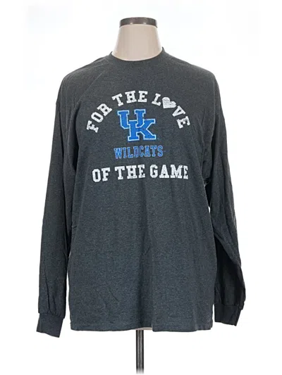 Pre-owned Gameday Social Long Sleeve T-shirt In Gray