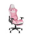 Gamefitz Gaming Chair In Pink And White