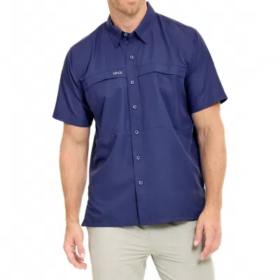 Gameguard Explorer Short Sleeve Shirt In Indigo In Multi