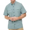 Gameguard Mallard Short Sleeve Tekcheck Shirt In Green In Green