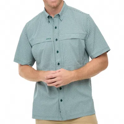 Gameguard Mallard Short Sleeve Tekcheck Shirt In Green