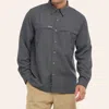 Gameguard Microfiber Long Sleeve Shirt In Grey In Gray