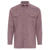 Gameguard Men's Pearl Snap Shirt In Maroon In Multi