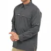Gameguard Microfiber Long Sleeve Shirt In Grey In Multi