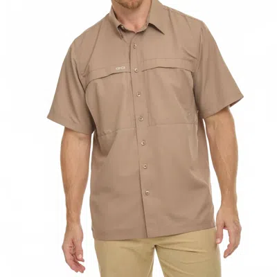 Gameguard Original Microfiber Short Sleeve Shirt In Bark In Brown
