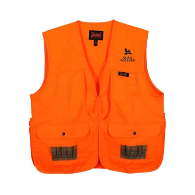 Gamehide Adult  Quail Forever Front Loader Vest In Orange