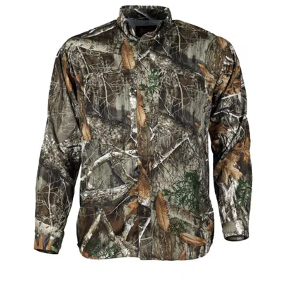 Gamehide Men's  Super Light Hunt Long Sleeve Button Up Shirt In Gray