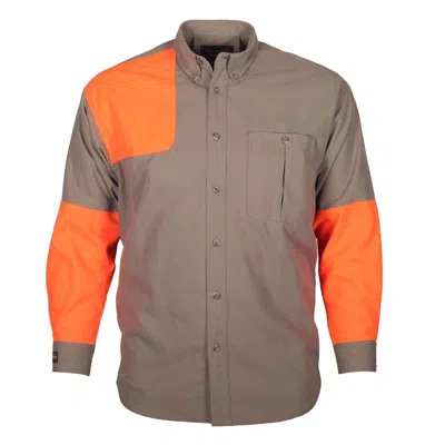 Gamehide Men's  Upland Shooting Long Sleeve Button Up Shirt In Gray