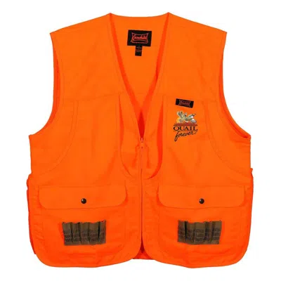 Gamehide Men's Quail Forever Front Loader Vest In Orange