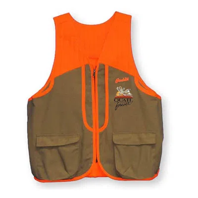 Gamehide Women's  Quail Forever Hunting Vest In Orange