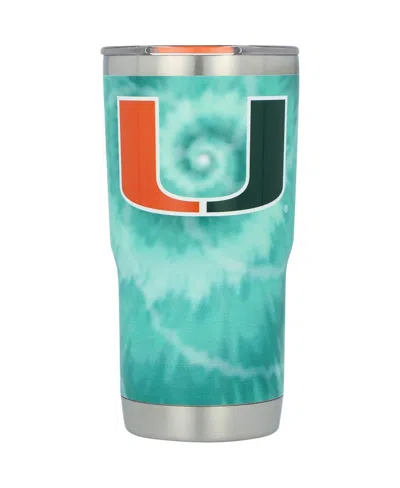 Gametime Sidekicks Miami Hurricanes 20oz. Tumbler In Green