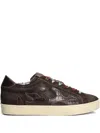 Gamin Flame-detail Sneakers In Brown