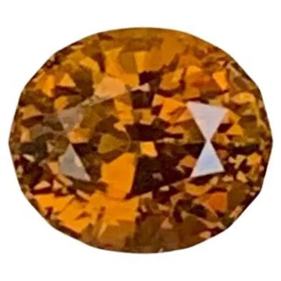Pre-owned Gandara Gems Co., Ltd 1.05 Carat Natural Loose Orange Brown Mali Garnet Stone Oval Cut Gemstone