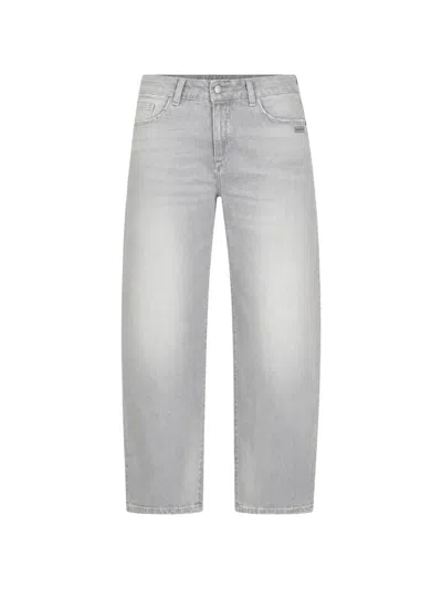 Gang 94-ida Cropped Jeans In Gray