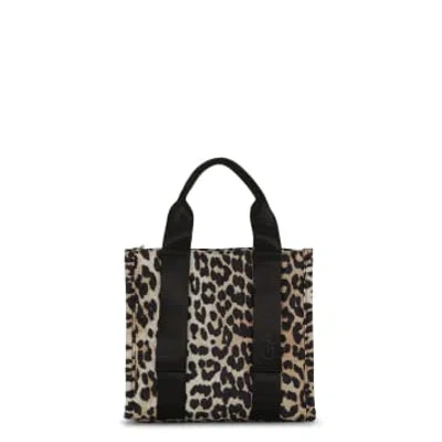 GANNI - RECYCLED TECH SMALL TOTE PRINT