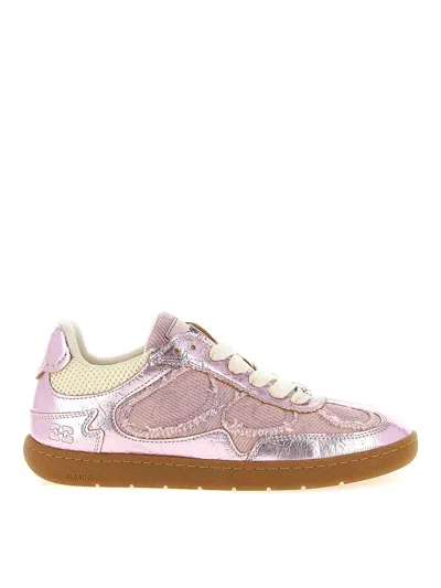 Ganni 08 Sneakers In Nude