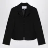 Ganni Crepe Jacket With Back Seam Detailing