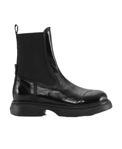 GANNI GANNI ANKLE BOOTS WITH LOGO