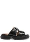 Ganni Women's "mule" Sandals In Black