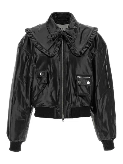 Ganni 7093 Future Bomber Jacket In Multi